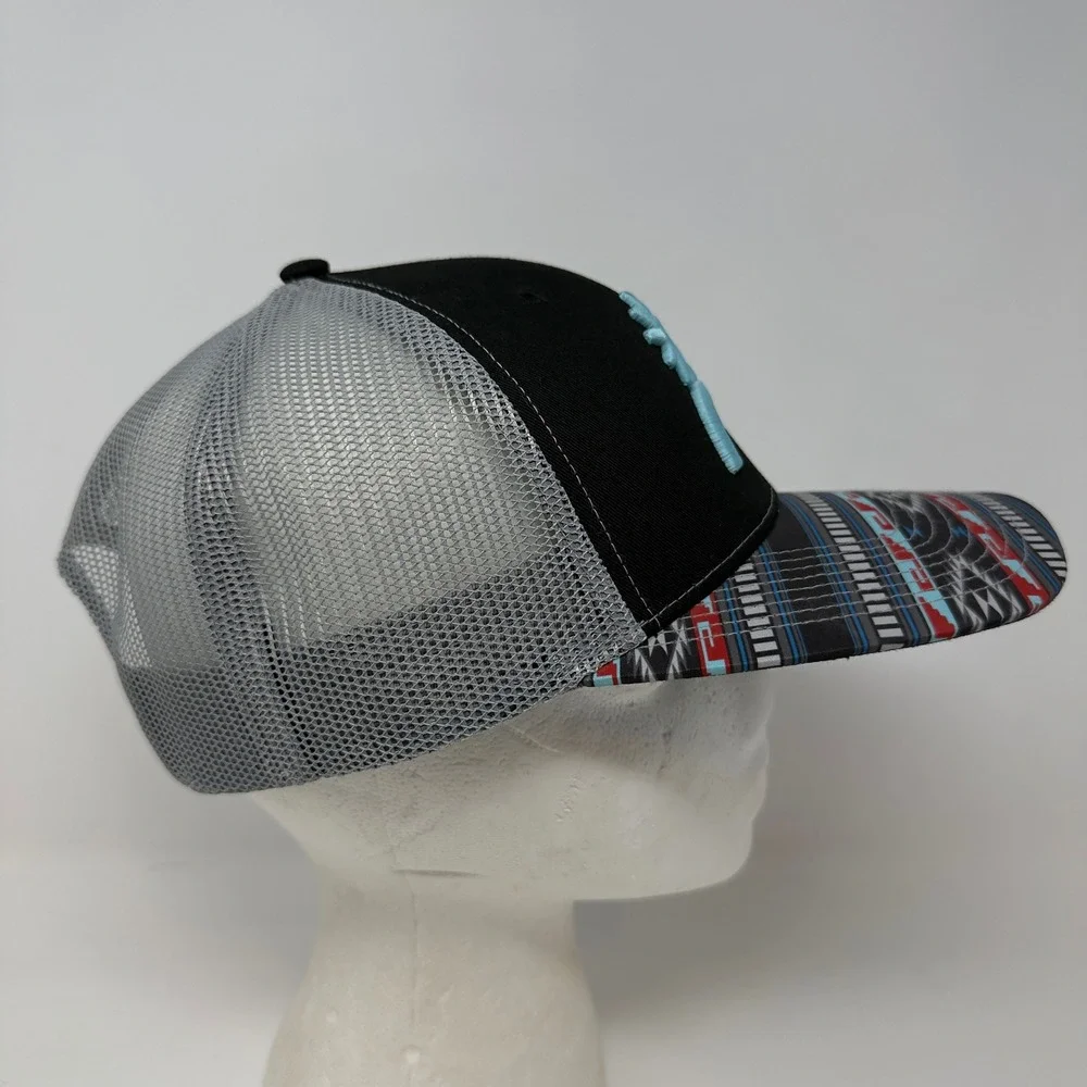 Bronco Western Supply Co Spurs Up‎ Trucker Hat Black Southwestern Print Snapback